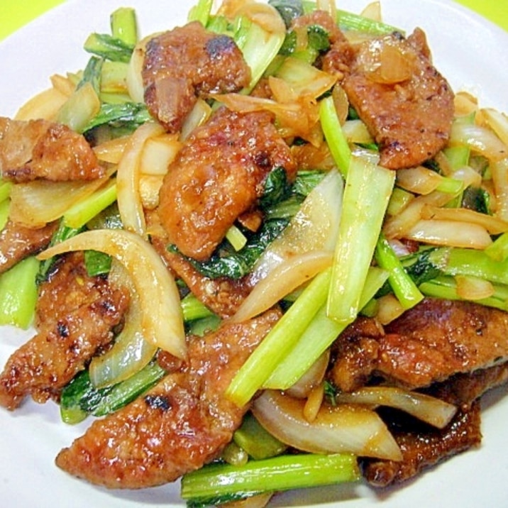 豚レバーと小松菜新玉ねぎの焼肉のたれ炒め レシピ 作り方 By Mint74 楽天レシピ 豚レバーと小松菜新玉ねぎの焼肉のたれ炒め レシピ 作り方 By Mint74 楽天レシピ